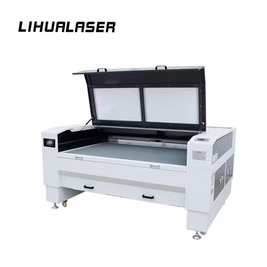 Lihua 1390 1610 Lazer Cutter 100w 150w 180w 260w 300w Espuma Plástico Papel textil Mdf Cuero Acrílico Madera Tela Cnc Máquina de grabado de corte láser Co2